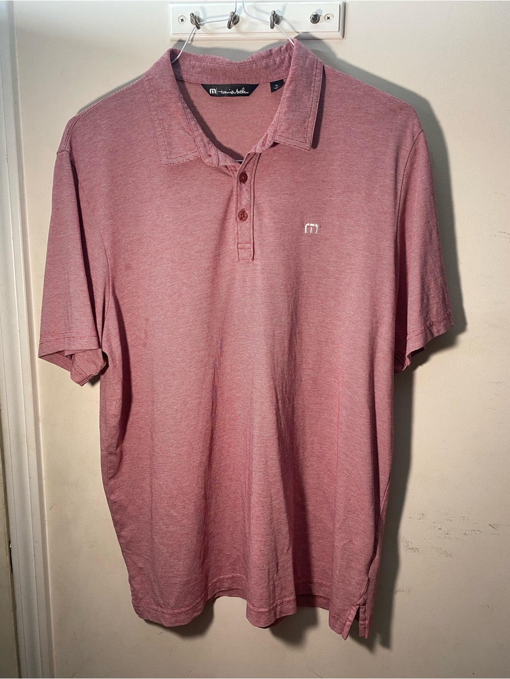 Travis Mathew Men's Polo - Rose